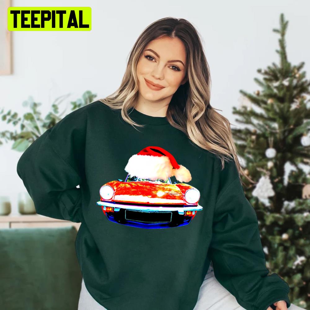 Triumph Spitfire Car Christmas Hat Edition Unisex Sweatshirt Triumph Spitfire Car Christmas Hat Edition Unisex Sweatshirt