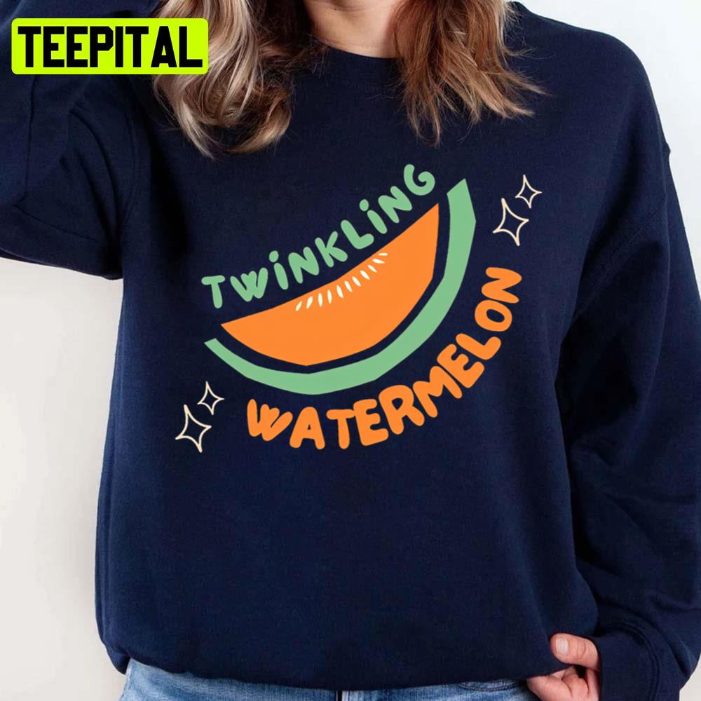 Twinkling Watermelon Art Unisex Sweatshirt Twinkling Watermelon Art Unisex Sweatshirt