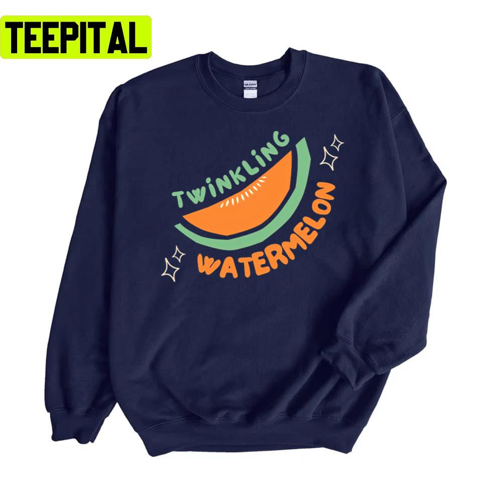 Twinkling Watermelon Art Unisex Sweatshirt Twinkling Watermelon Art Unisex Sweatshirt