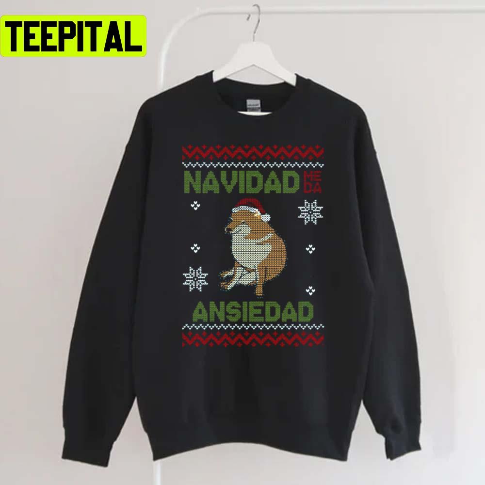 Xmas Cheems Holiday Retro Sweatshirt Xmas Cheems Holiday Retro Sweatshirt