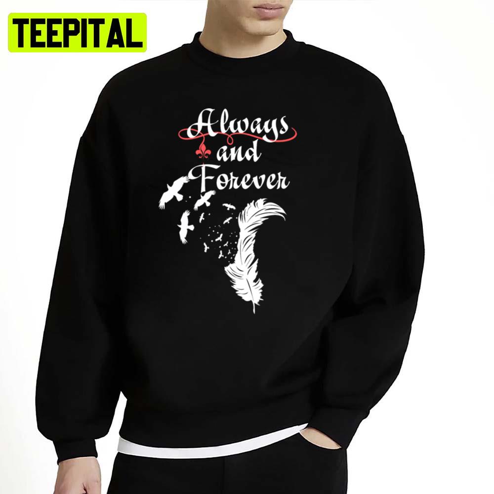 Always And Forever The Vampire Diaries Unisex Sweatshirt Always And Forever The Vampire Diaries Unisex Sweatshirt