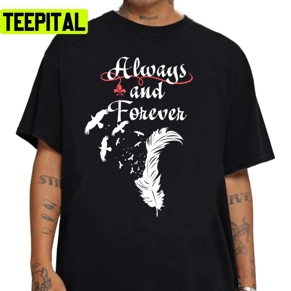 Always And Forever The Vampire Diaries Unisex Sweatshirt Always And Forever The Vampire Diaries Unisex Sweatshirt
