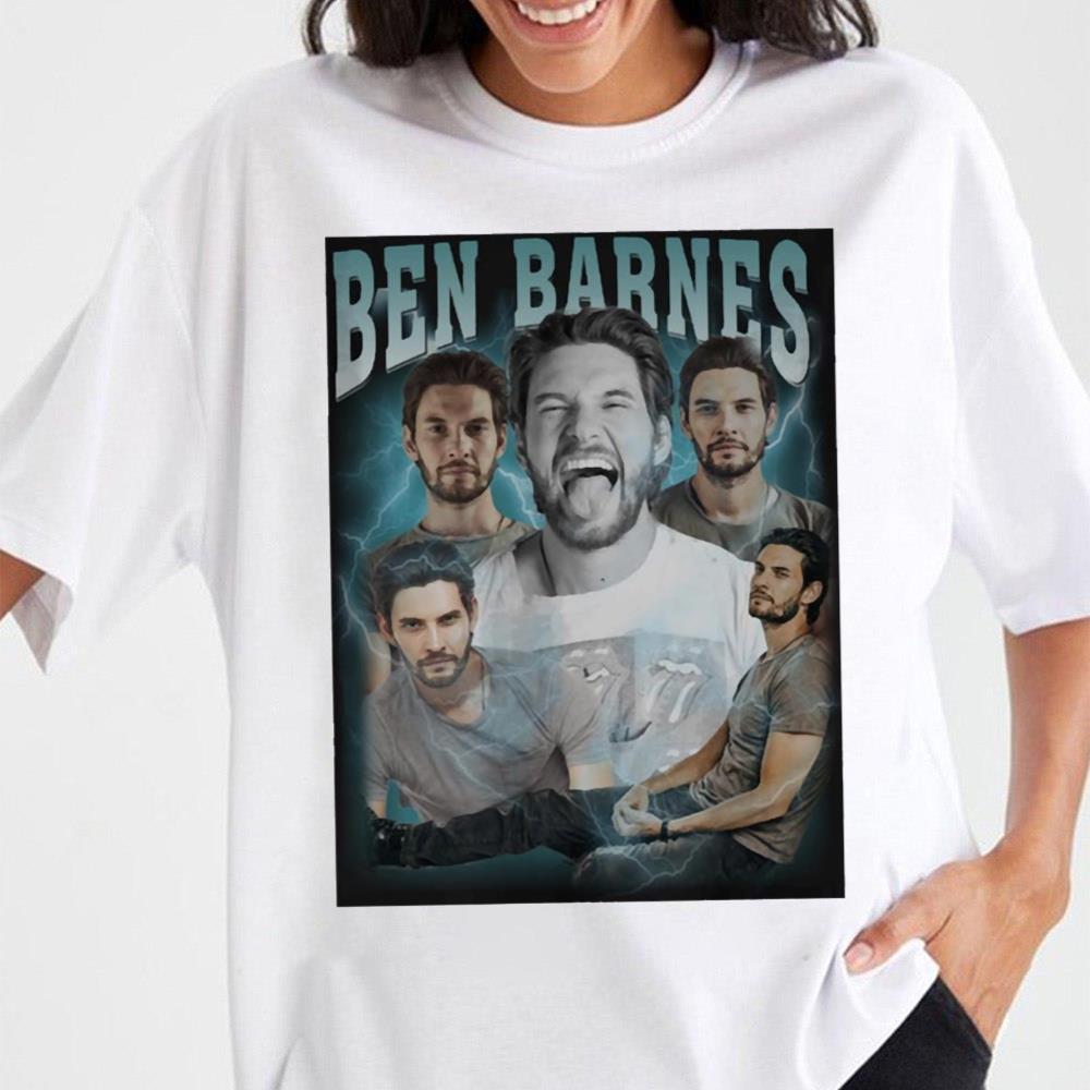 Ben Barnes Vintage Blue Green Unisex T-Shirt Ben Barnes Vintage Blue Green Unisex T-Shirt