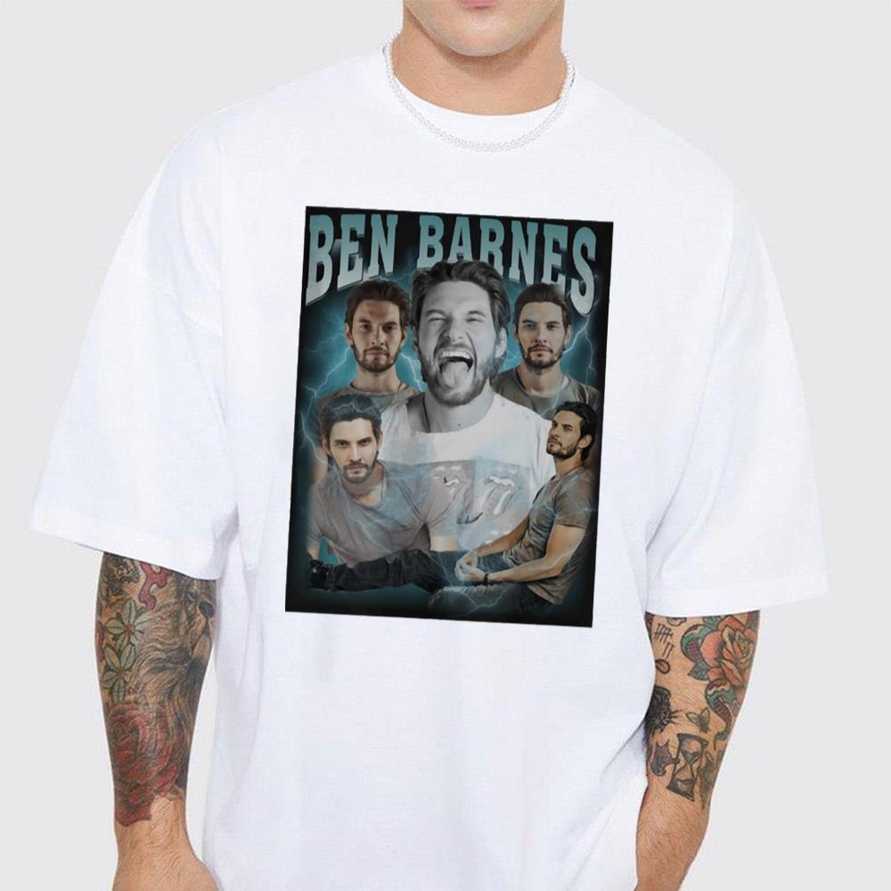 Ben Barnes Vintage Blue Green Unisex T-Shirt Ben Barnes Vintage Blue Green Unisex T-Shirt