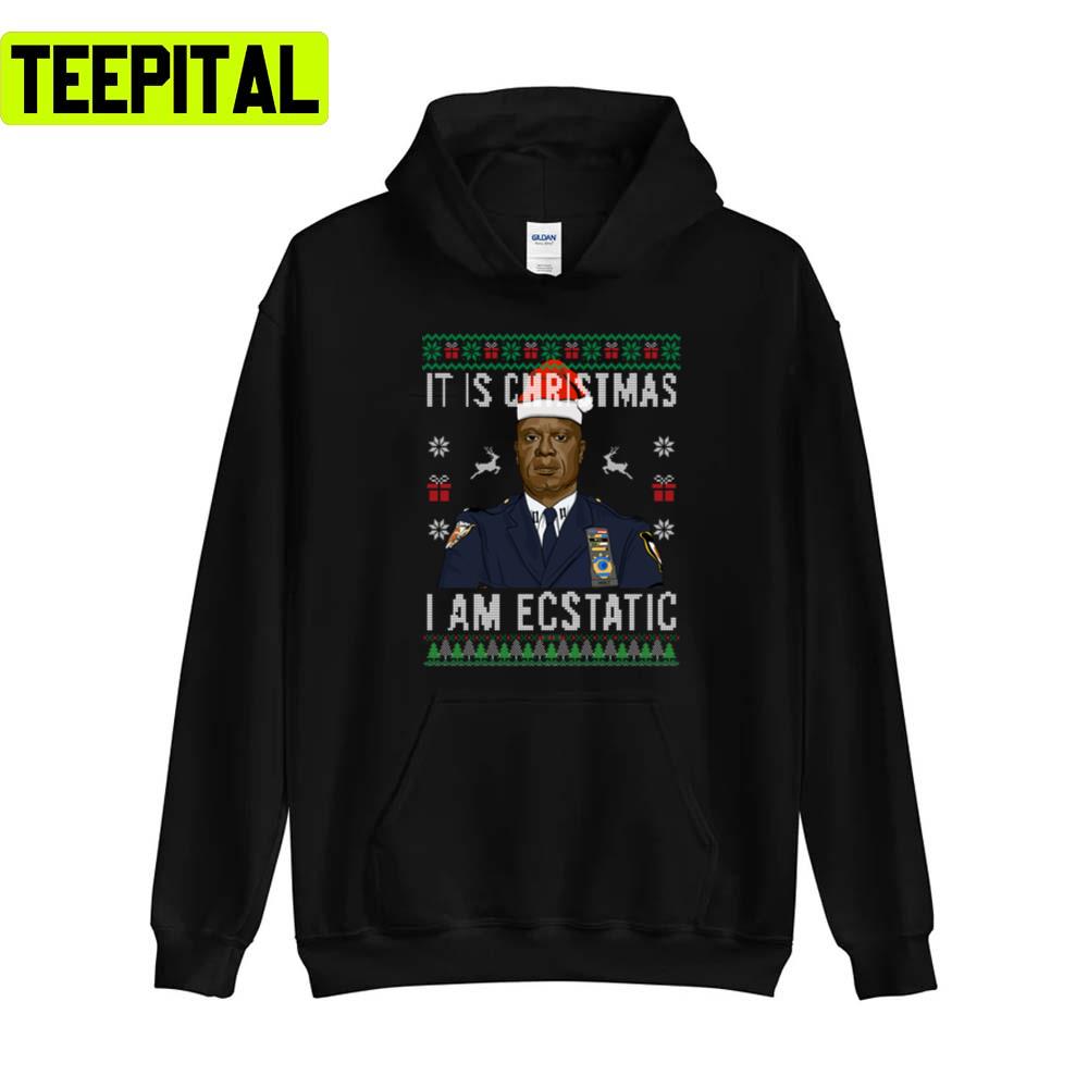 Brooklyn Nine Nine Captain Holt It Is Christmas Long Unisex T-Shirt Brooklyn Nine Nine Captain Holt It Is Christmas Long Unisex T-Shirt
