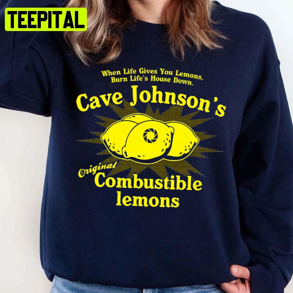 Cave Johnson's Combustible Lemons Unisex Sweatshirt Cave Johnson's Combustible Lemons Unisex Sweatshirt
