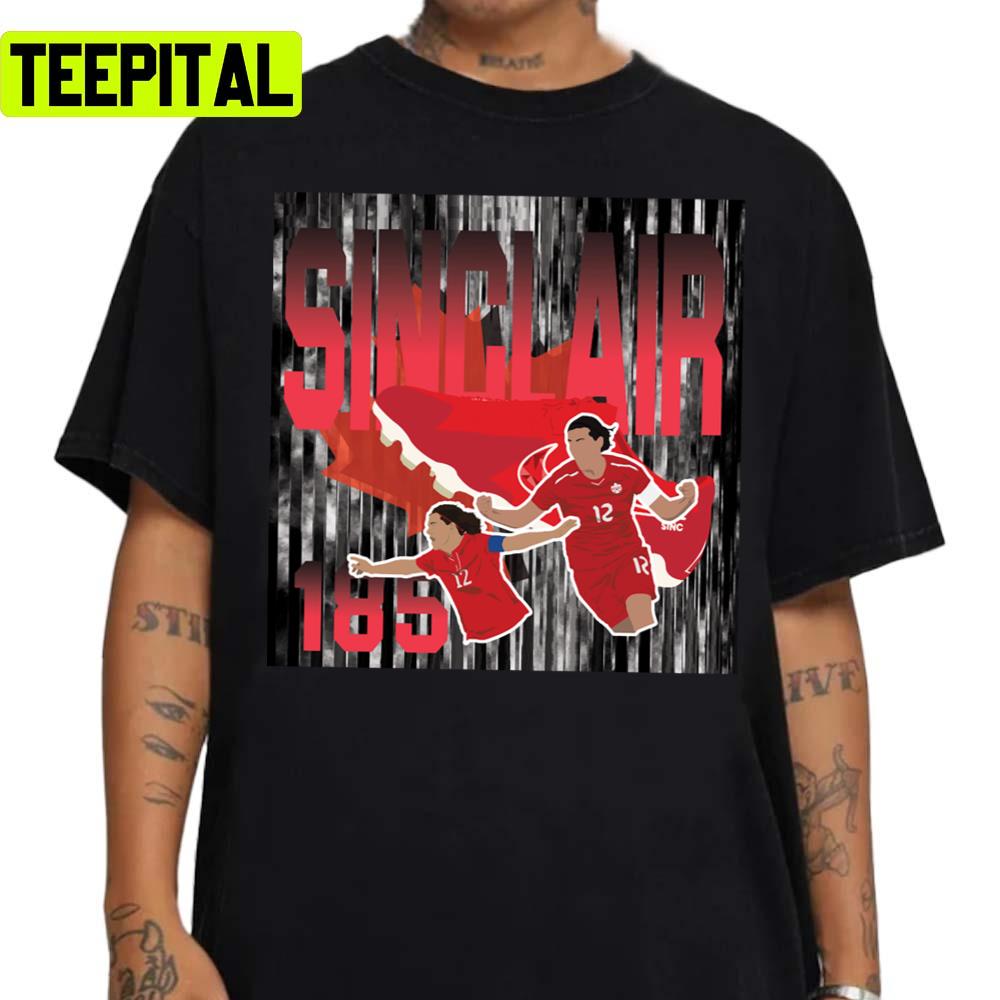 Christine Sinclair Canada Poster Unisex Sweatshirt Christine Sinclair Canada Poster Unisex Sweatshirt