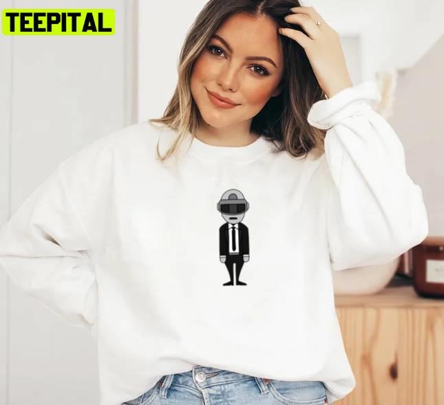 Daft Punk Chibi Logo Unisex Sweatshirt Daft Punk Chibi Logo Unisex Sweatshirt