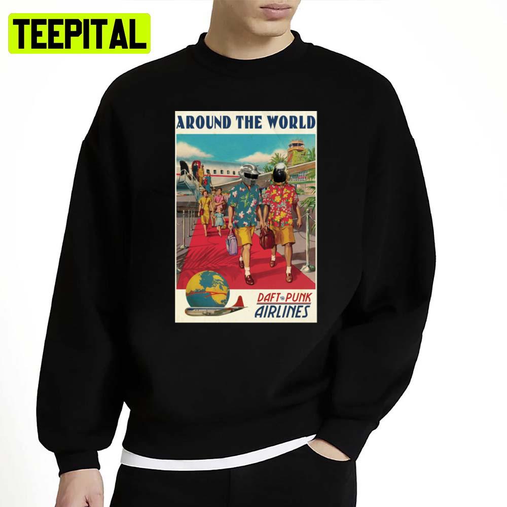 Daft Trip Around The World Unisex Sweatshirt Daft Trip Around The World Unisex Sweatshirt