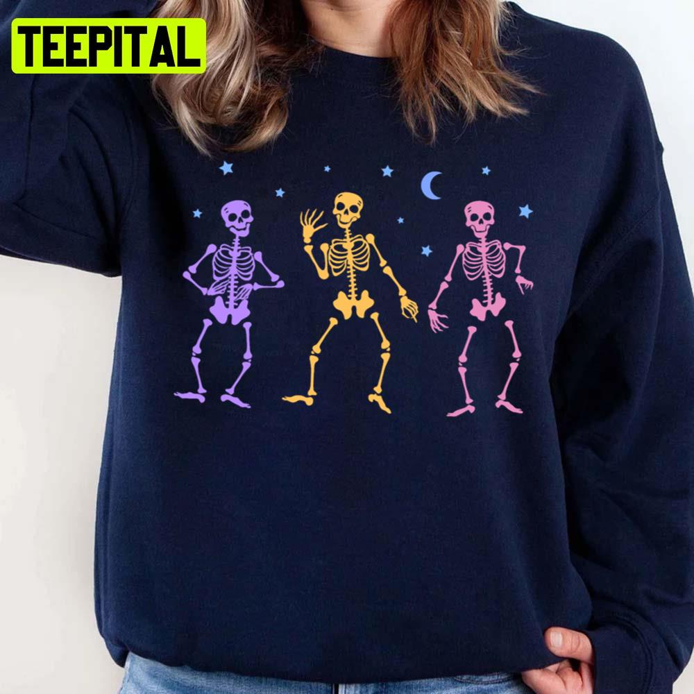 Dancing Preppy Skeleton Preppy Unisex Sweatshirt Dancing Preppy Skeleton Preppy Unisex Sweatshirt