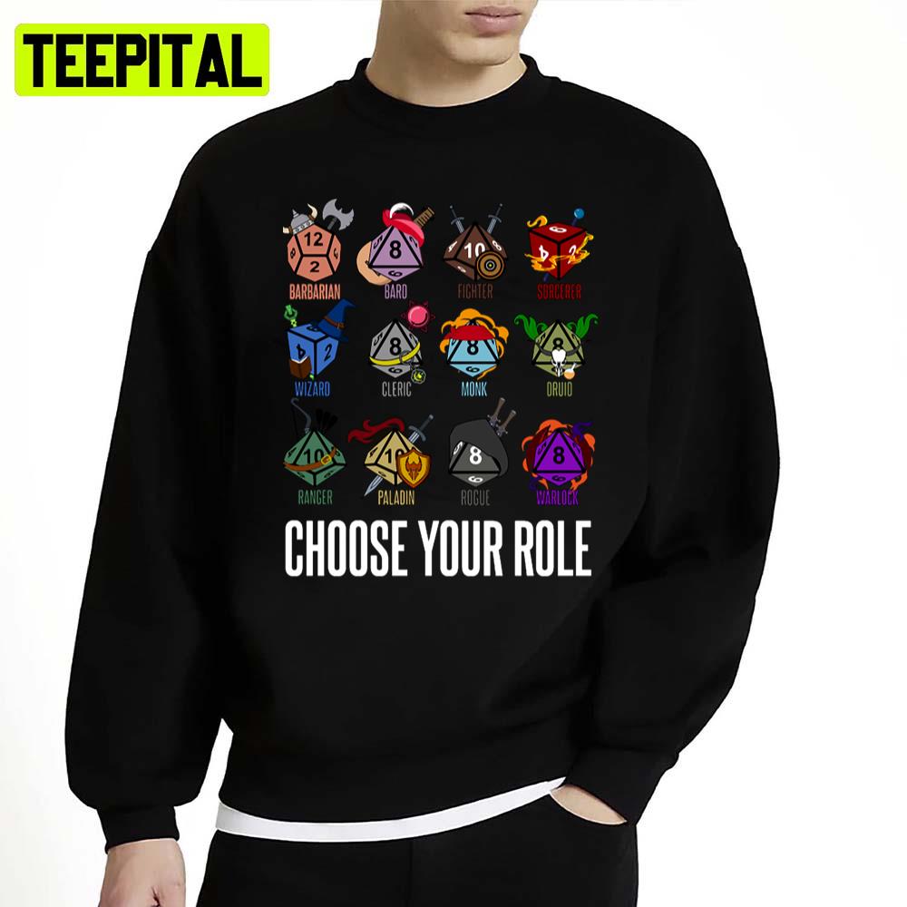 D&d Character Class Hit Dice Dungeons And Dragons Unisex Sweatshirt D&d Character Class Hit Dice Dungeons And Dragons Unisex Sweatshirt