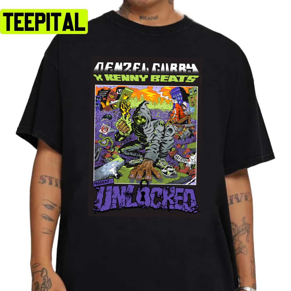 Denzel Curry Unlocked Limited Edition Poster Unisex Sweatshirt Denzel Curry Unlocked Limited Edition Poster Unisex Sweatshirt