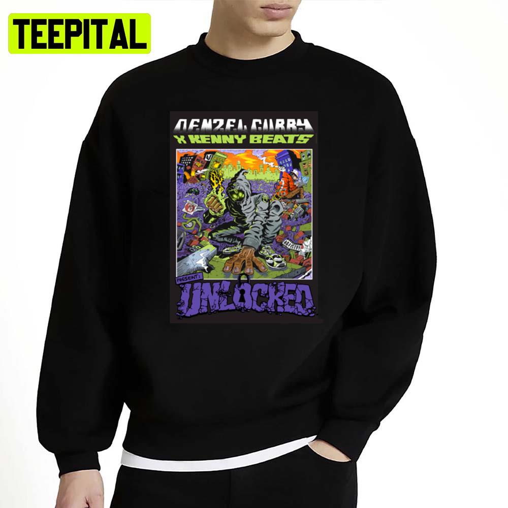 Denzel Curry Unlocked Limited Edition Poster Unisex Sweatshirt Denzel Curry Unlocked Limited Edition Poster Unisex Sweatshirt