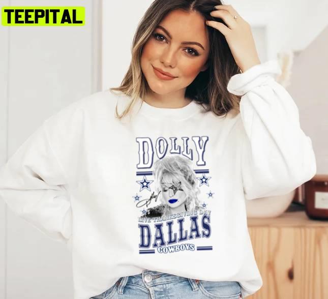 Dolly Parton Dallas City Signature Cowboys Christmas 2024 Unisex Sweatshirt Dolly Parton Dallas City Signature Cowboys Christmas 2024 Unisex Sweatshirt