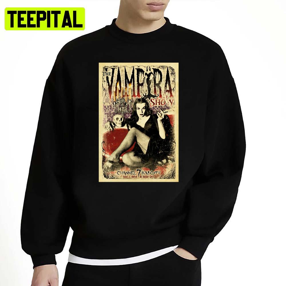 Elvira The Vampira Show Unisex Sweatshirt Elvira The Vampira Show Unisex Sweatshirt