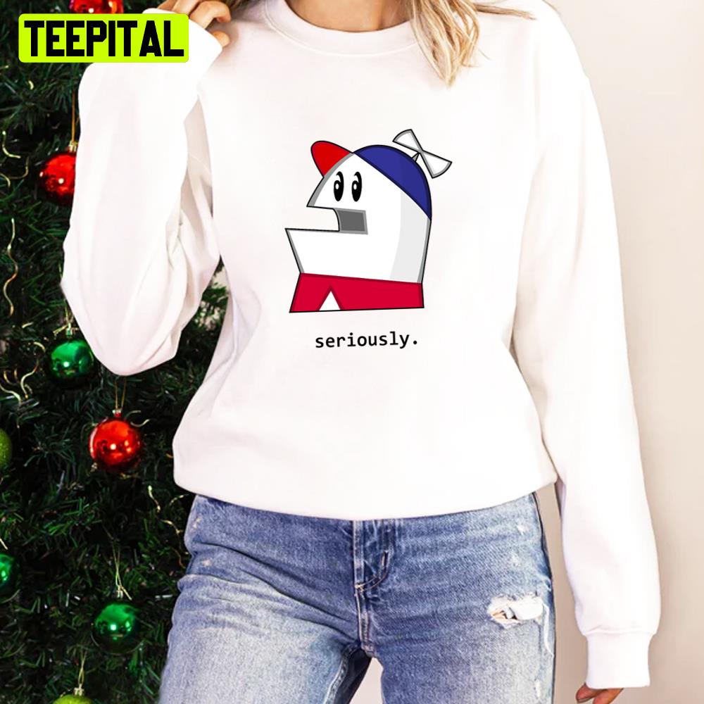 Homestar Runner Seriously Unisex Sweatshirt Homestar Runner Seriously Unisex Sweatshirt