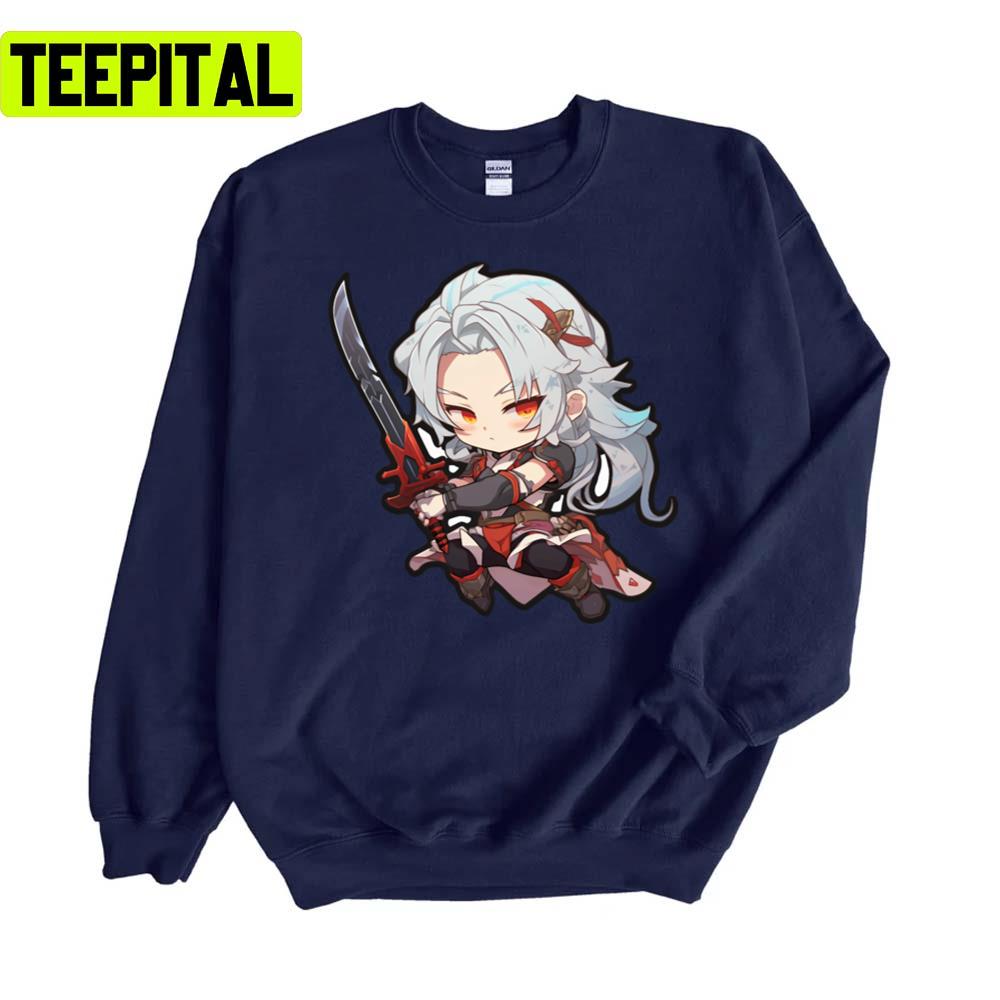 Honkai Star Rail Chibi Blade Unisex Sweatshirt Honkai Star Rail Chibi Blade Unisex Sweatshirt