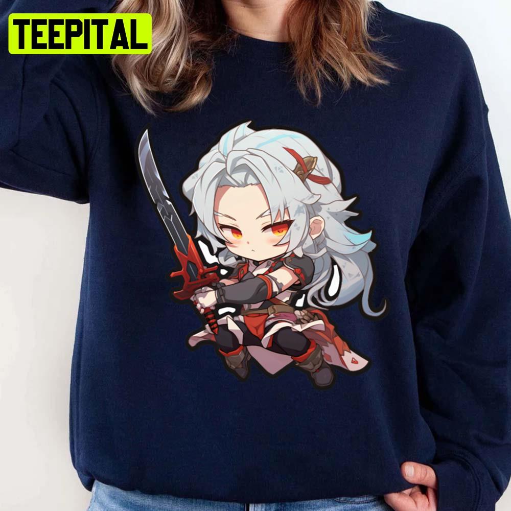 Honkai Star Rail Chibi Blade Unisex Sweatshirt Honkai Star Rail Chibi Blade Unisex Sweatshirt