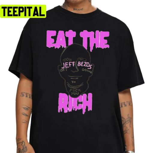 Jeff Bezos Retro Eat The Rich Unisex Sweatshirt