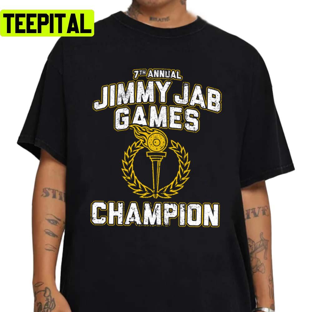 Jimmy Jab Games Champion Unisex T-Shirt Jimmy Jab Games Champion Unisex T-Shirt