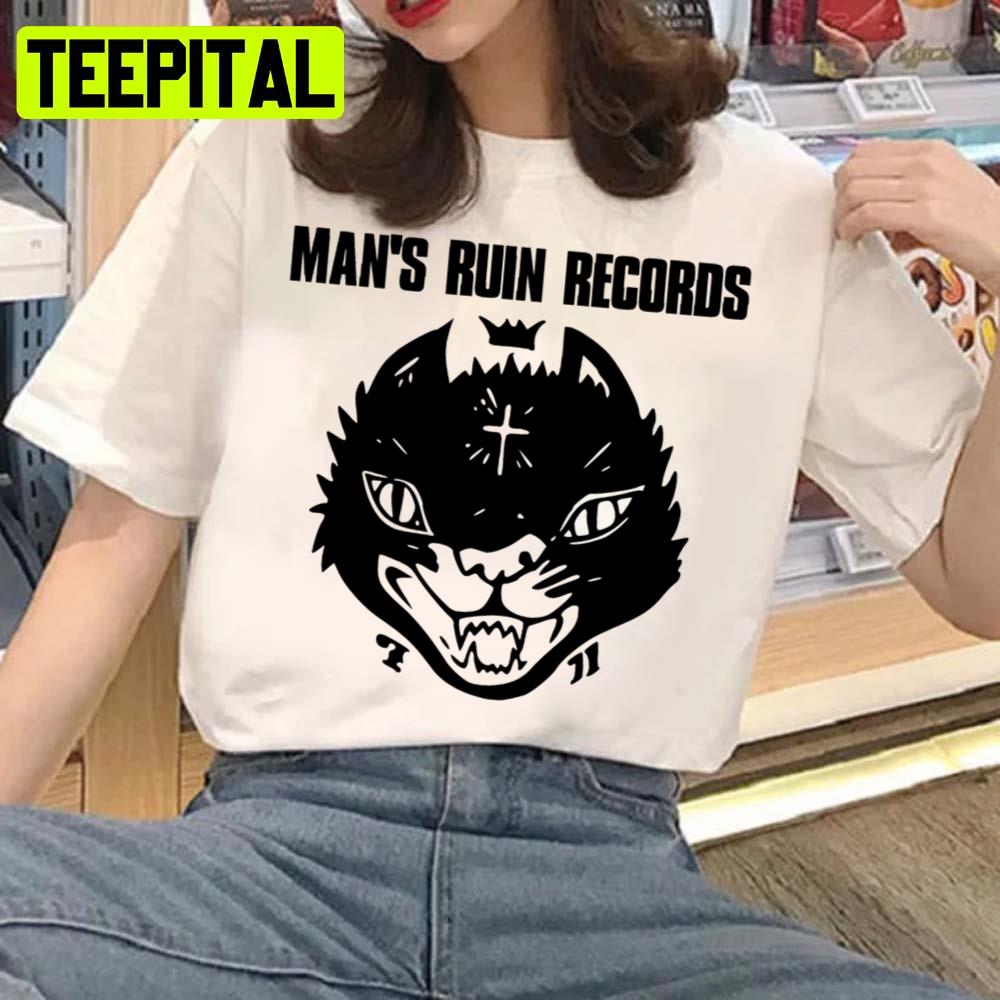 Man's Ruin Records Cat Queens Of The Stone Age Unisex Sweatshirt Man's Ruin Records Cat Queens Of The Stone Age Unisex Sweatshirt
