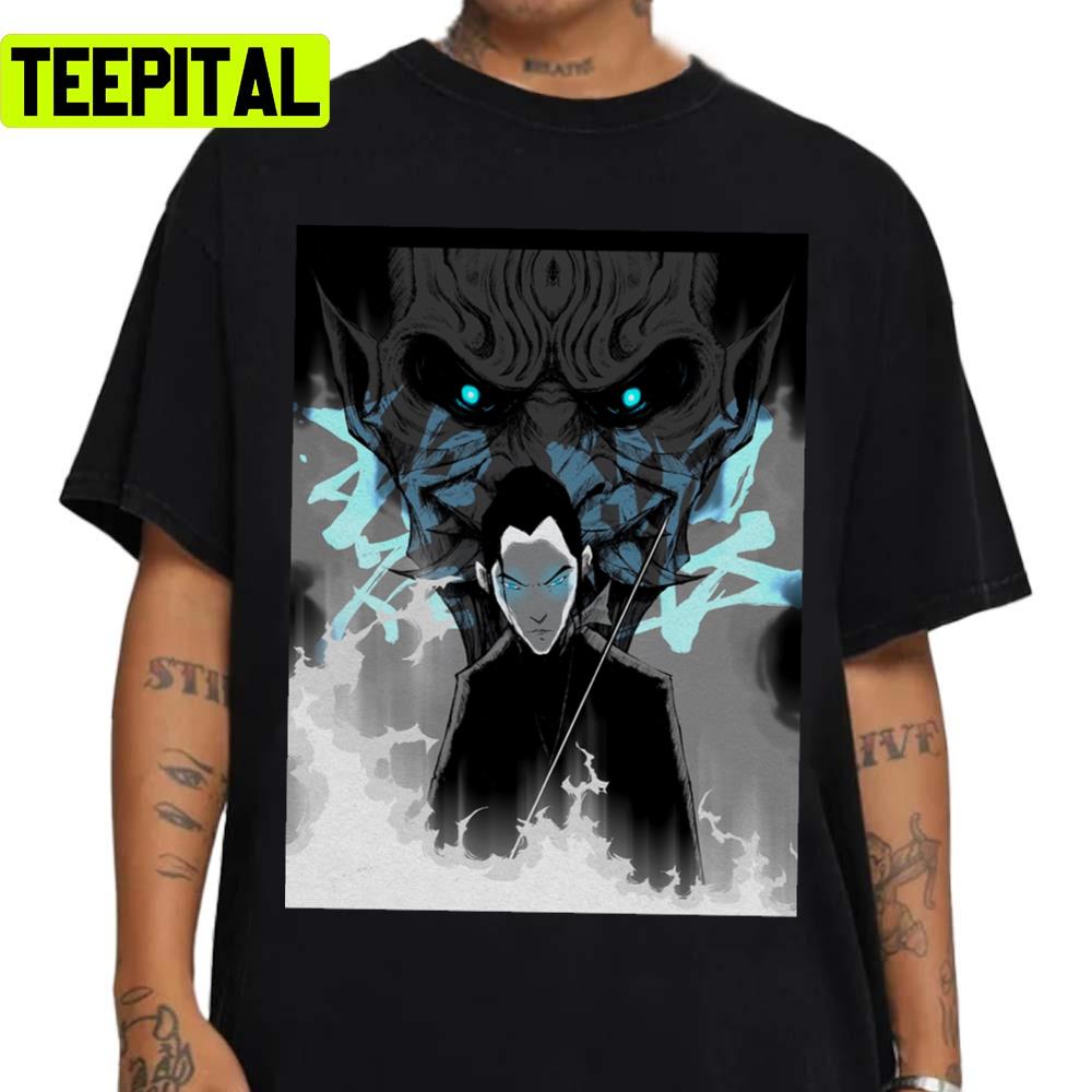 Mizu Blue Eye Samurai Graphic Unisex Sweatshirt Mizu Blue Eye Samurai Graphic Unisex Sweatshirt