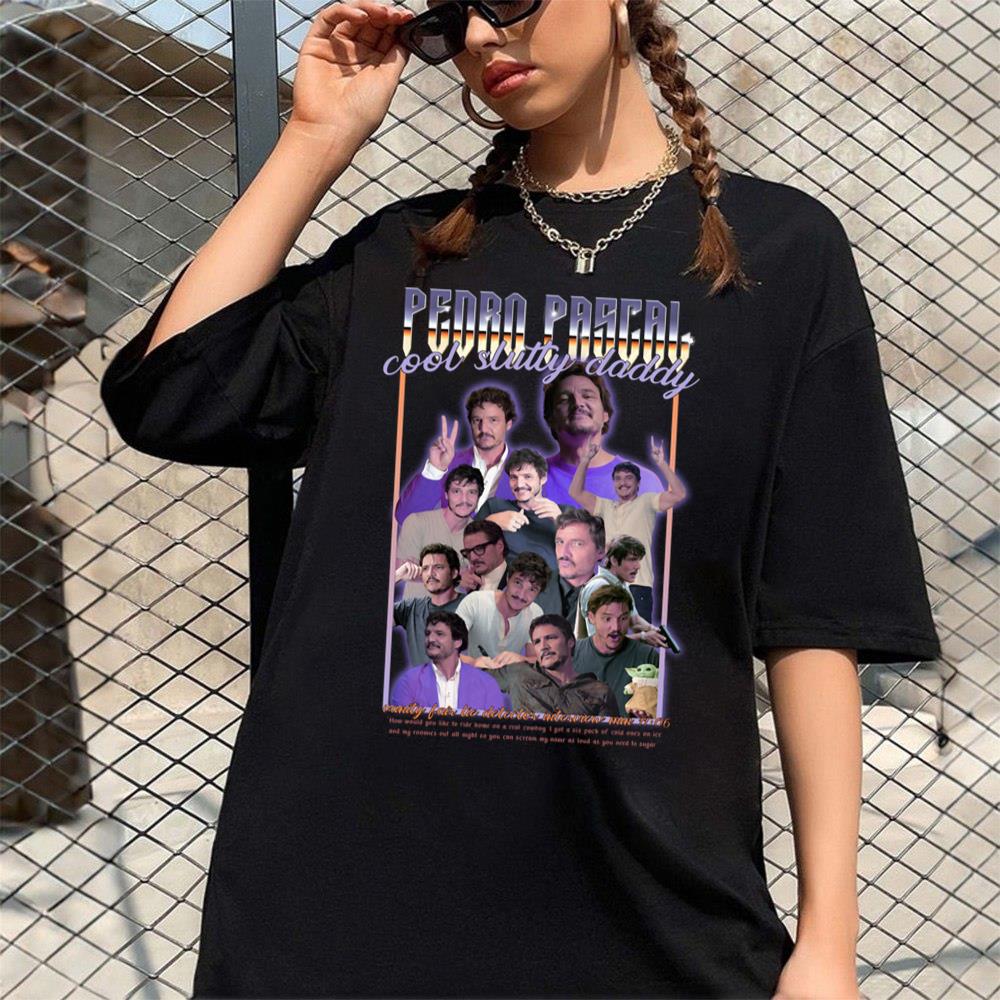Pedro Pascal Y2k Collage Poster Unisex T-Shirt Pedro Pascal Y2k Collage Poster Unisex T-Shirt