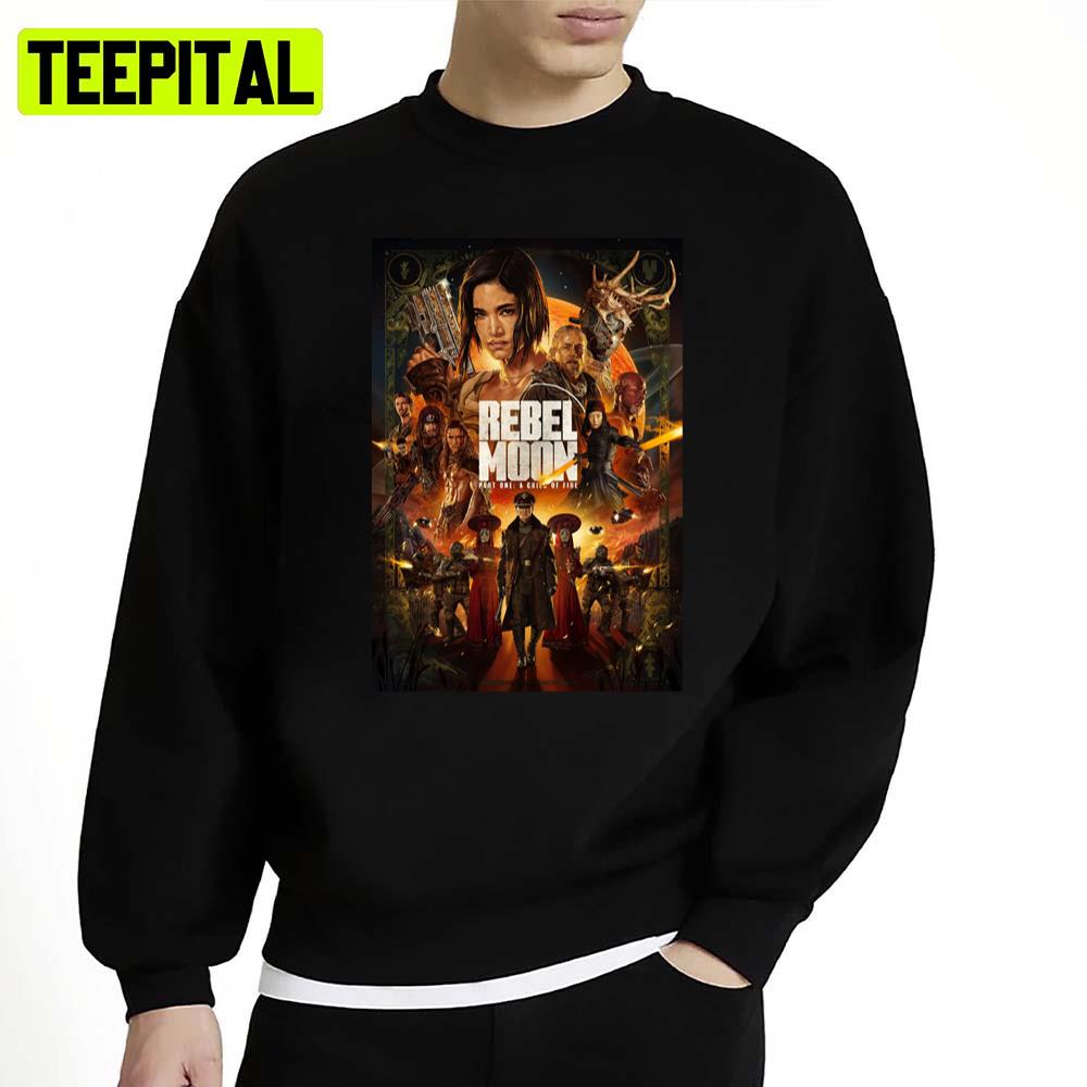 Rebel Moon Part One A Child Of Fire Unisex Sweatshirt Rebel Moon Part One A Child Of Fire Unisex Sweatshirt