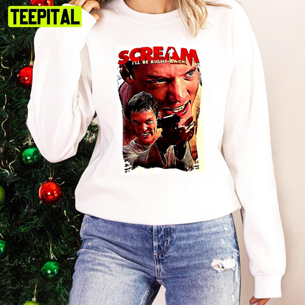 Scream Stu Picture Art Matthew Lillard Unisex Sweatshirt Scream Stu Picture Art Matthew Lillard Unisex Sweatshirt
