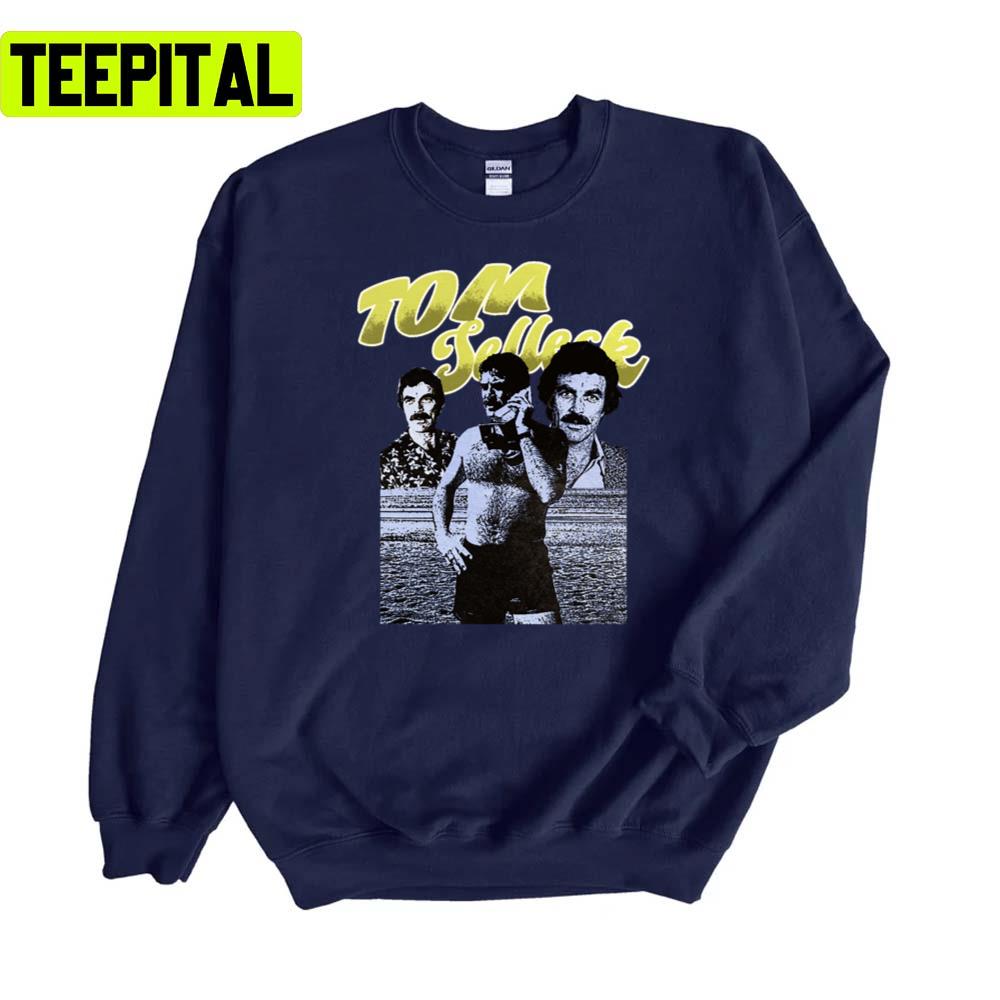 Tom Selleck 80s Retro Unisex Sweatshirt Tom Selleck 80s Retro Unisex Sweatshirt