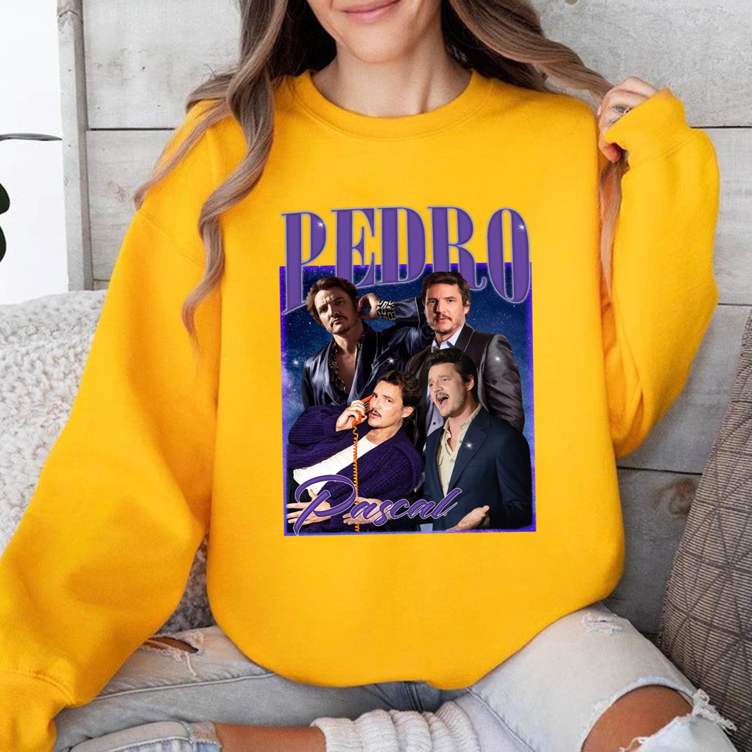 Vintage Pedro Pascal Unisex T-Shirt Vintage Pedro Pascal Unisex T-Shirt