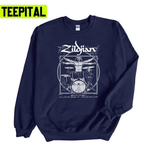 Vitruvian Man Zildjian Unisex Sweatshirt