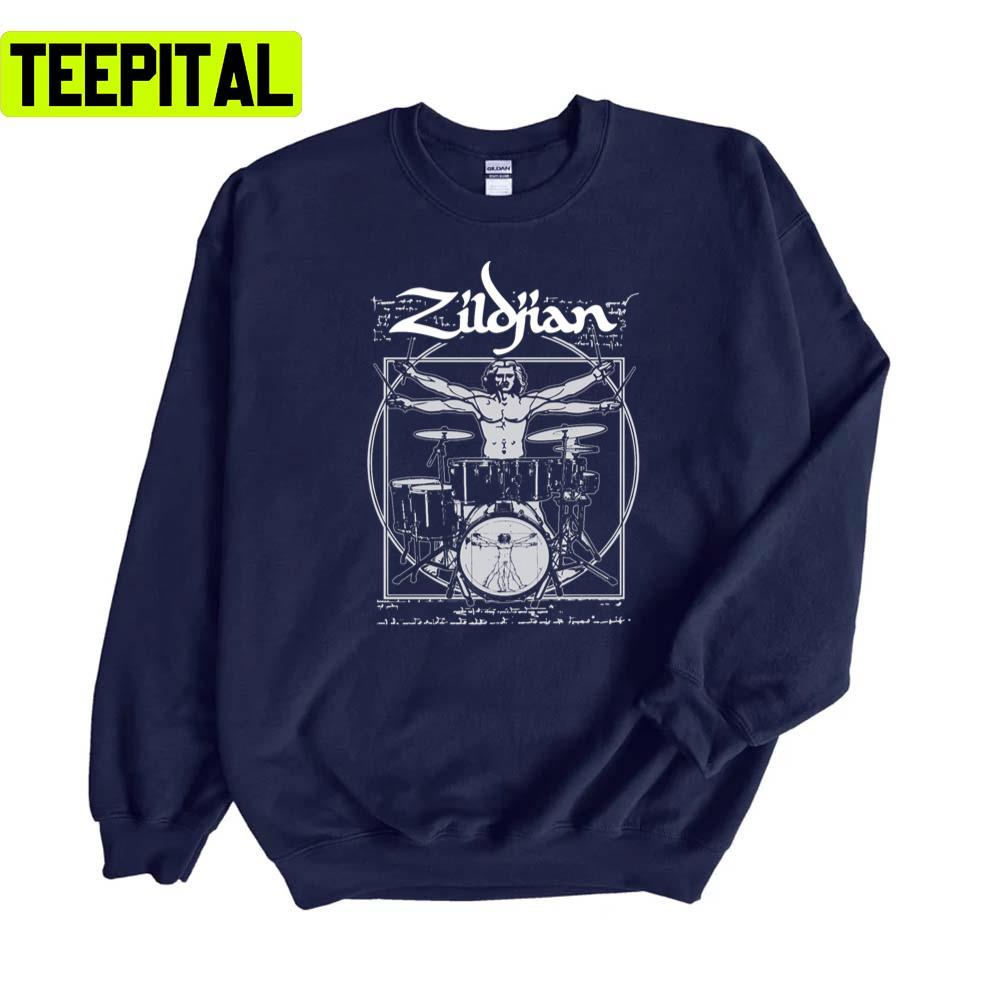 Vitruvian Man Zildjian Unisex Sweatshirt Vitruvian Man Zildjian Unisex Sweatshirt