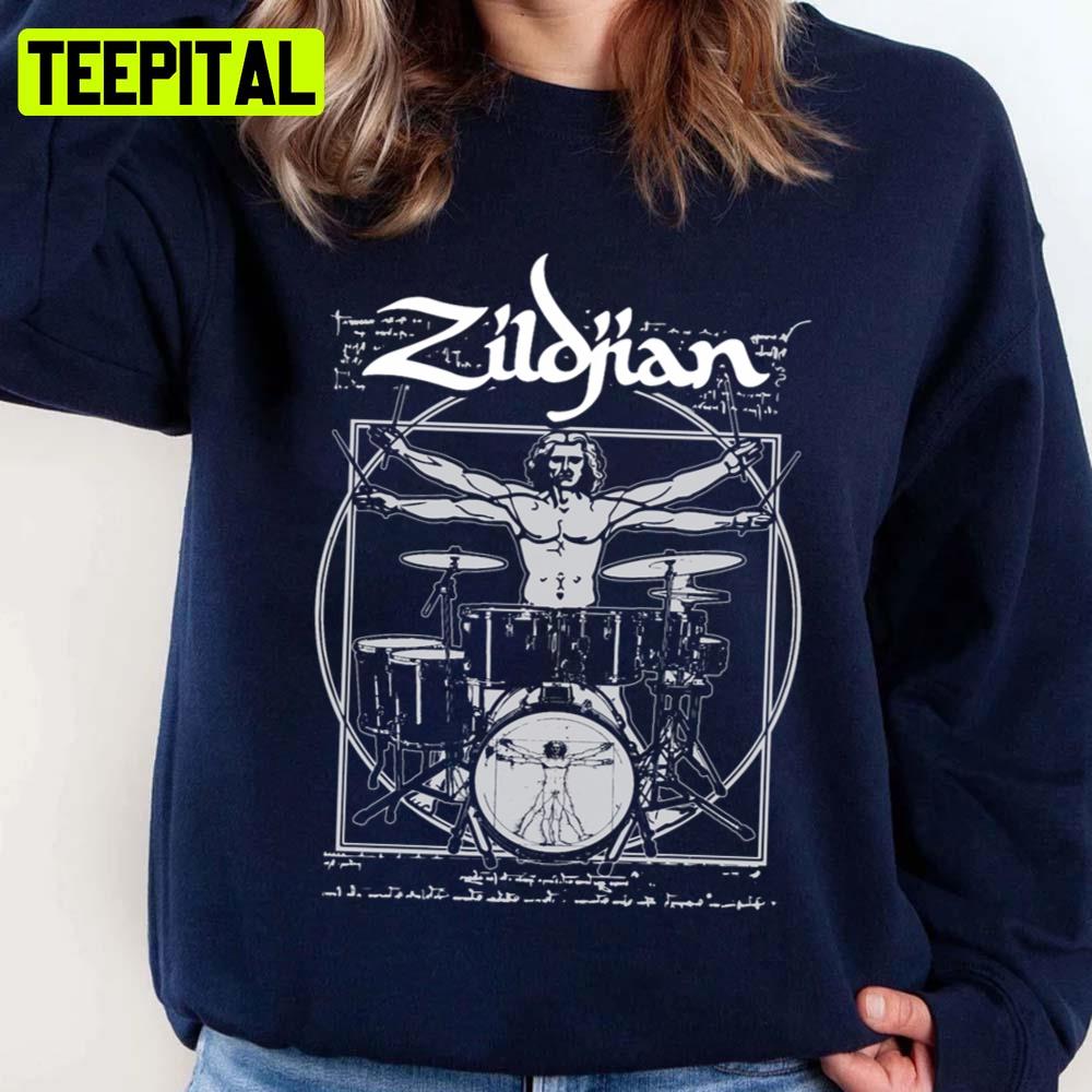 Vitruvian Man Zildjian Unisex Sweatshirt Vitruvian Man Zildjian Unisex Sweatshirt