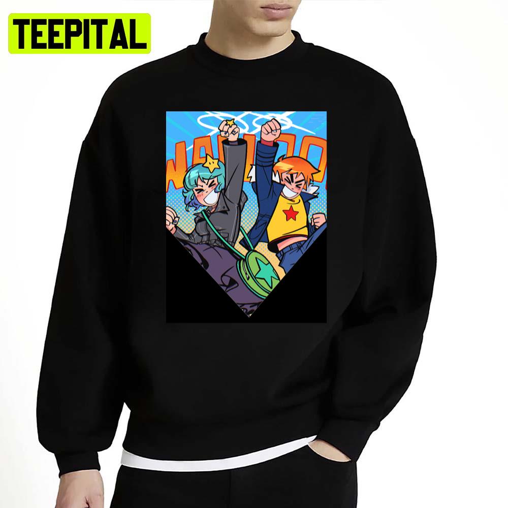 Waooo Scott Pilgrim Takes Off Unisex Sweatshirt Waooo Scott Pilgrim Takes Off Unisex Sweatshirt