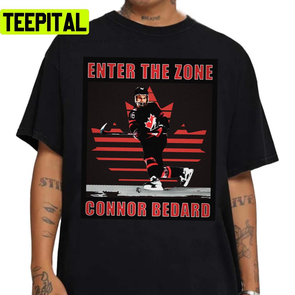 Enter The Zone Connor Bedard Unisex Sweatshirt Enter The Zone Connor Bedard Unisex Sweatshirt