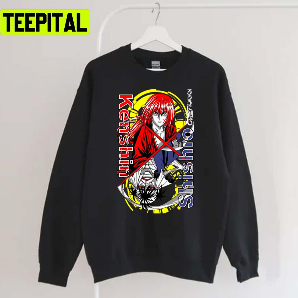 Kenshin Vs Shishio Rurouni Kenshin Unisex T-Shirt Kenshin Vs Shishio Rurouni Kenshin Unisex T-Shirt
