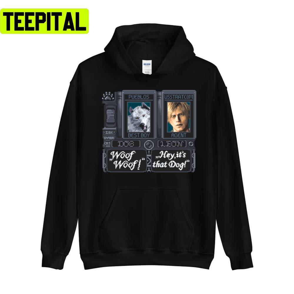 Resident Evil Leon Kennedy Pixel Art Unisex T-Shirt Resident Evil Leon Kennedy Pixel Art Unisex T-Shirt