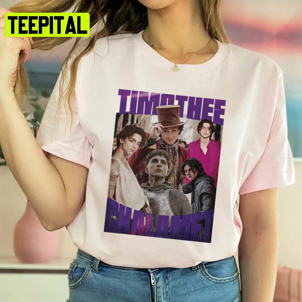 Timothee Chalamet Vintage Art Unisex T-Shirt Timothee Chalamet Vintage Art Unisex T-Shirt