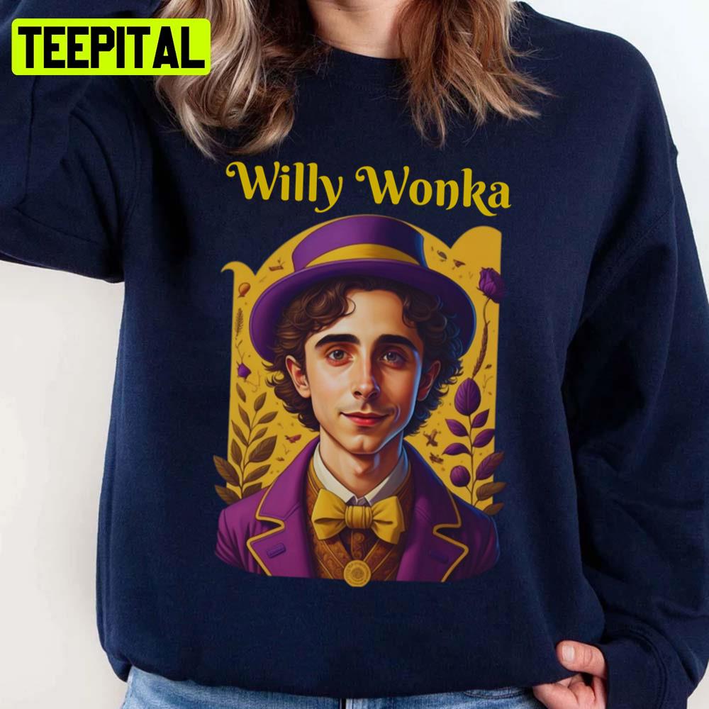 Willy Wonka Timothee Chalamet Unisex T-Shirt Willy Wonka Timothee Chalamet Unisex T-Shirt